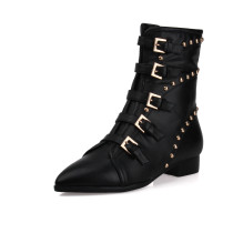 winter ankle boots big size ladies shoes tassels ankle boots pointed toe genuine leather big size small size 33