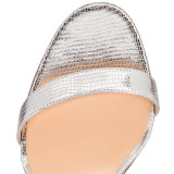 summer stilettos heels fashion ladies pvc clear ankle strap sandals gold evening party shoes high heels 12cm big size