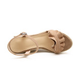 2018 summer high heels 10cm  wedges platform open toe casual sandals
