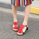 Arden Furtado 2018 chunky heels  peep toe sandals
