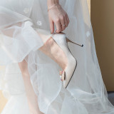 Arden Furtado autumn stilettos platform crystal rhinestone silver wedding shoes size 33high heels 11cm round toe bridesmaid shoes