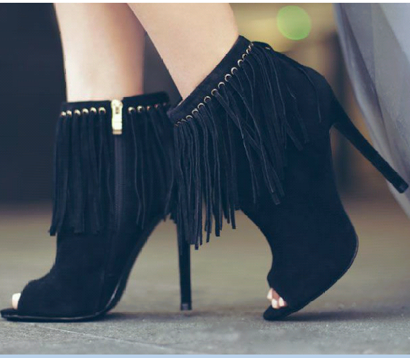 high heel sandal boots