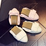 butterfly knot ballet flats oxfords shoes woman ladies pink white fashion shoes driving shoes