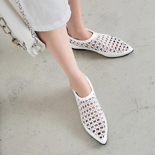 US$ 53.00 - Hole hole shoes summer fashion breathable casual white ...