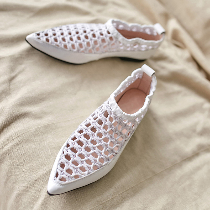 US$ 53.00 - Hole hole shoes summer fashion breathable casual white ...