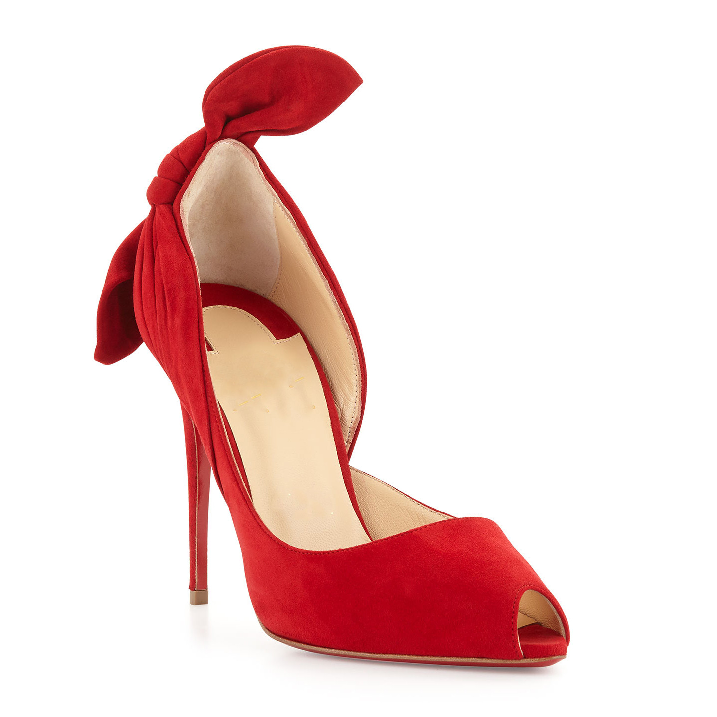 US$ 50.00 - stilettos peep toe red suede fashion sexy party shoes big ...