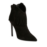 Stiletto Boots Suede Pointy Toe Heeled Booties for Women
