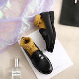 Arden Furtado 2018 spring autumn round toe flats woman shoes ladies brogue shoes big size 43
