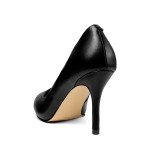 Arden Furtado 2018 spring autumn pointed toe stilettos heels 8cm office lady black grey white pumps genuine leather woman shoes ladies