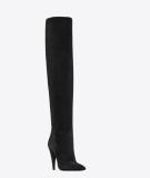 2018 winter over the knee boots cone heels knee high boots high heels fashion shoes women ladies