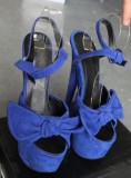 2018 summmer high heels 15cm big butterfly knot stilettos platform sandals party shoes