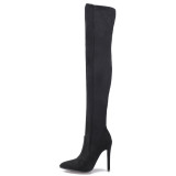 Arden Furtado 2018 spring autumn sexy stilettos party shoes ladies  pointed toe  over the knee high boots