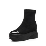 Arden Furtado 2018 spring autumn round toe ankle boots woman shoes ladies