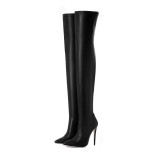 autumn over the knee boots stilettos women's shoes high heels big size Stretch boots ladies fashion boots