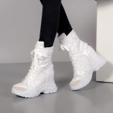 autumn spring fashion classic casual comfortable breathable female sneakers wedges shoes for woman small size 32 33