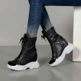 autumn spring fashion classic casual comfortable breathable female sneakers wedges shoes for woman small size 32 33