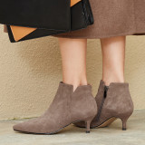 Autumn lower heels ankle boots women's boots size 33 40