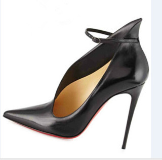 2018 fashionable women's single shoes daily banquet dance shoes super heel simple single shoes