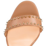 Summer fashion women's shoes rivet decoration belt combination of solid color women's sandals walking shoes