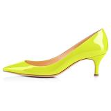 Hot style women's shoes red yellow  pumps  pure color simple leather style pointed toe  women's single wedding shoes  party shoes  shoes high heels stilettos heels