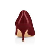 Hot style women's shoes red yellow  pumps  pure color simple leather style pointed toe  women's single wedding shoes  party shoes  shoes high heels stilettos heels
