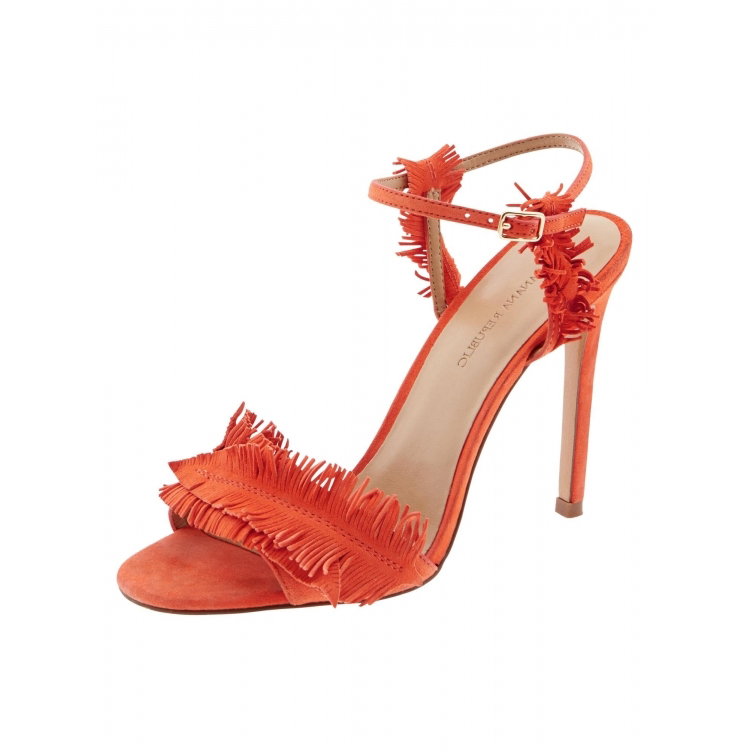 orange party shoes