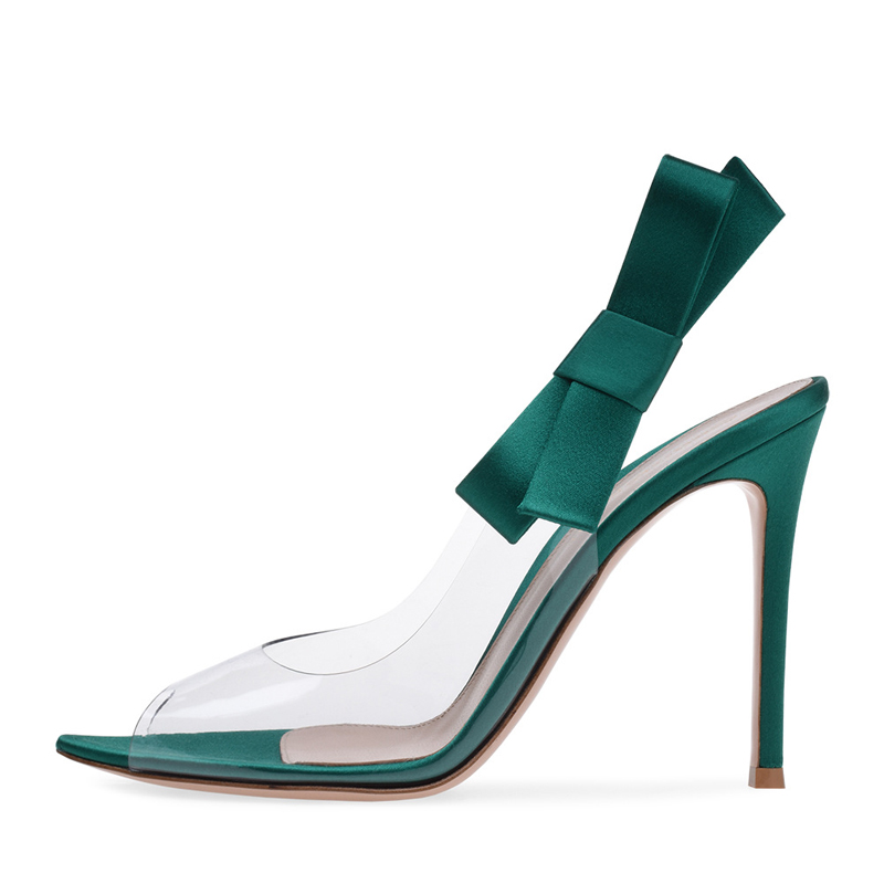 green stilettos