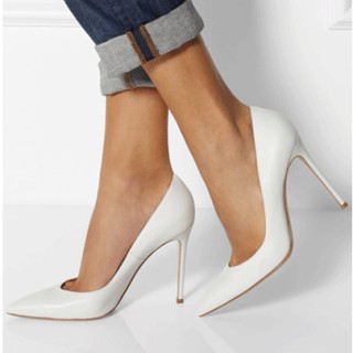 Summer office lady 2019 fashion trend big size women's shoes slip-on stilettos heels shallow pumps elegant office lady party shoes