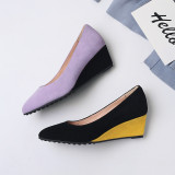 Summer office lady 2019 fashion trend women's shoes novelty pumps slip-on sexy pumps pointed toe comfortable concise