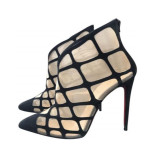 cage sandals shoes for women sexy mesh stilettos heels high heels summer boots ankle boots woman's ladies big size shoes