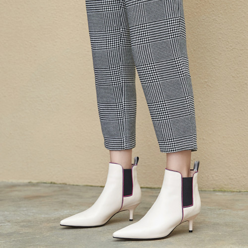 Us 62 Fashion Office Lady Black White Women S Shoes In Winter