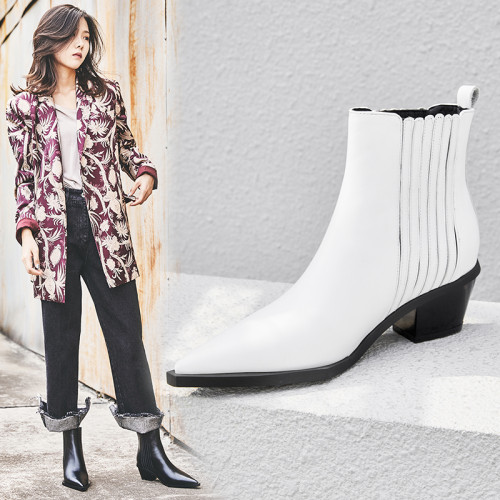 Us 61 Fashion Women S Shoes Winter 2019 Pointed Toe Slip On