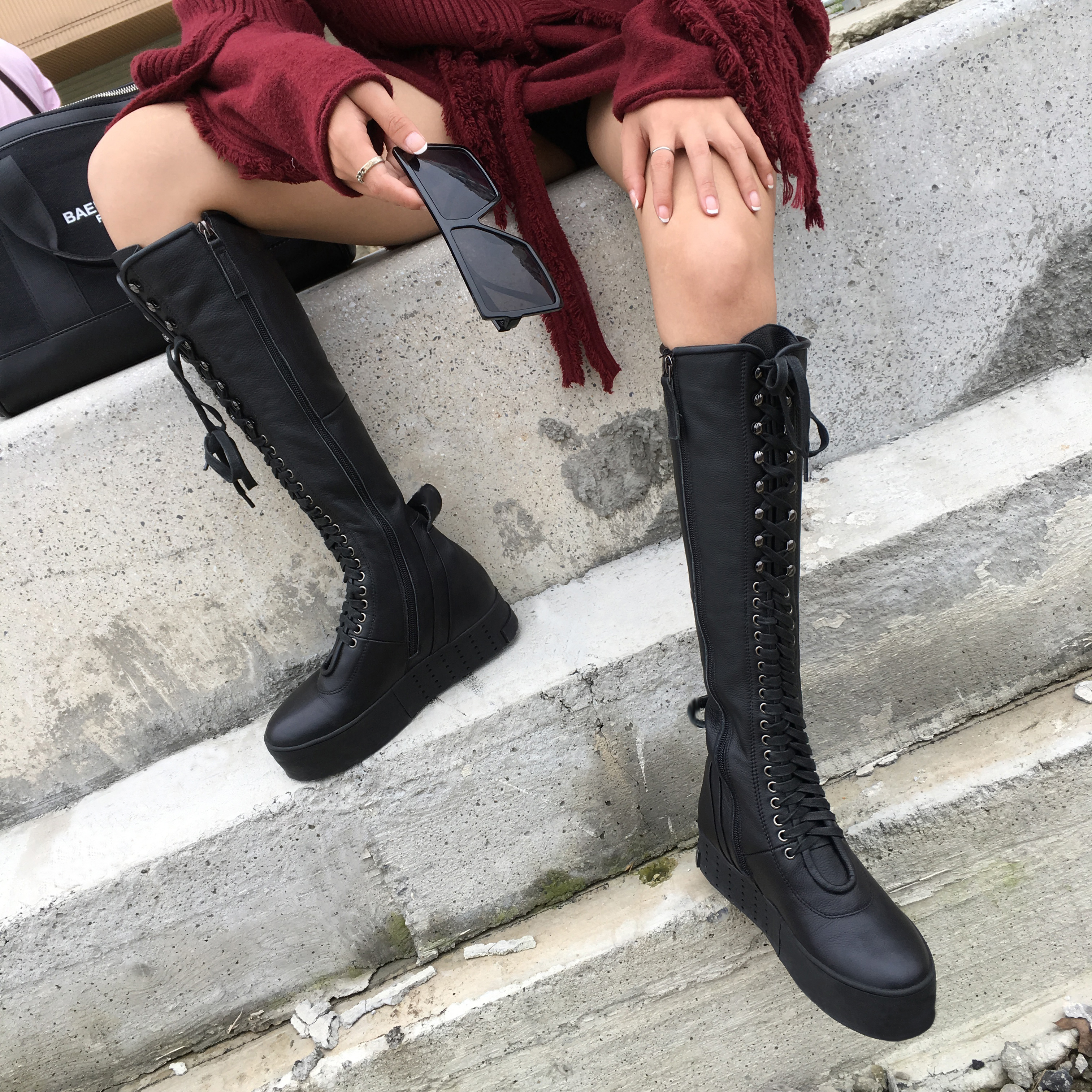 casual knee high boots