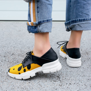 Spring and autumn 2019 fashion women's shoes cross lacing concise casual shoes personality mixed colors ivory big size 40