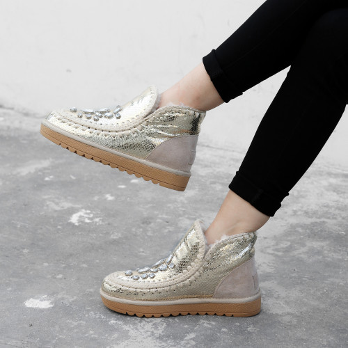 Us 55 Fashion Women S Shoes In Winter 2019 Round Toe Short