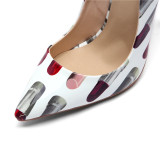 Arden Furtado summer 2019 fashion trend women's shoes pointed toe personality white stilettos heels pumps elegant party shoes