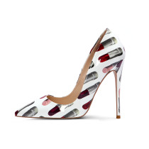 Arden Furtado summer 2019 fashion trend women's shoes pointed toe personality white stilettos heels pumps elegant party shoes