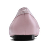Arden Furtado summer 2019 fashion trend women's shoes concise mature joker pink online celebrity slip-on size 33 40 flat pumps