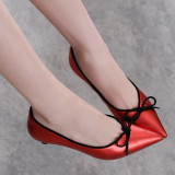 Arden Furtado summer 2019 fashion trend women's shoes pointed toe slip-on pumps lace up concise mature size 33 39 office lady