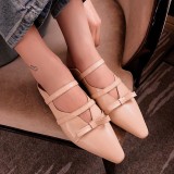 Arden Furtado summer 2019 fashion trend women's shoes pointed toe white apricot stilettos heels big size 40 butterfly-knot ladylike temperament