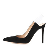 Arden Furtado summer 2019 fashion trend women's shoes pointed toe stilettos heels pumps concise mature office lady sling back