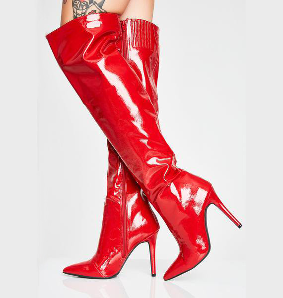 Arden Furtado fashion women's shoes in winter 2019 pointed toe stilettos heels red silver zipper big size 48 small size 33 over the knee high boots