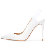 Arden Furtado summer 2019 fashion trend women's shoes pointed toe stilettos heels pumps concise mature office lady sling back