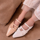 Arden Furtado summer 2019 fashion trend women's shoes pointed toe white apricot stilettos heels big size 40 butterfly-knot ladylike temperament