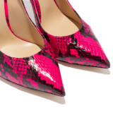 Arden Furtado summer 2019 fashion trend women's shoes pointed toe slip-on pumps stilettos heels 12cm serpentine big size 45
