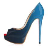 Arden Furtado summer 2019 fashion trend women's shoes peep toe stilettos heels pumps platform classics party shoes big size 45