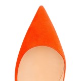 Arden Furtado summer 2019 fashion women's shoes pointed toe slip-on pumps party shoes orange purple blue burgundy stilettos heels