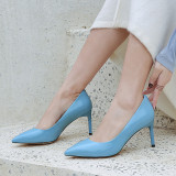 Arden Furtado summer 2019 fashion trend women's shoes red pointed toe stilettos heels slip-on pumps party shoes office lady