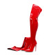 Arden Furtado Europe and America fashion women's shoes  2019 pointed toe  sexy elegant stilettos heels red over the knee high boots