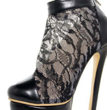 Arden Furtado summer 2019 fashion trend women's shoes waterproof stilettos heels zipper buckle lace wire side cool boots short boots